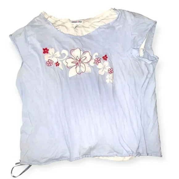 Limited too Y2k Hawaiian baby tee - Picture 1 of 2